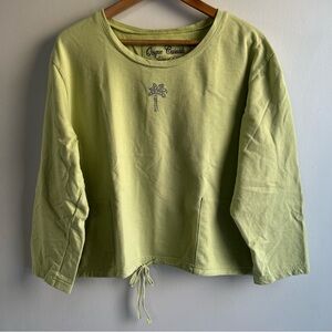Onque Casuals Light Green Top
